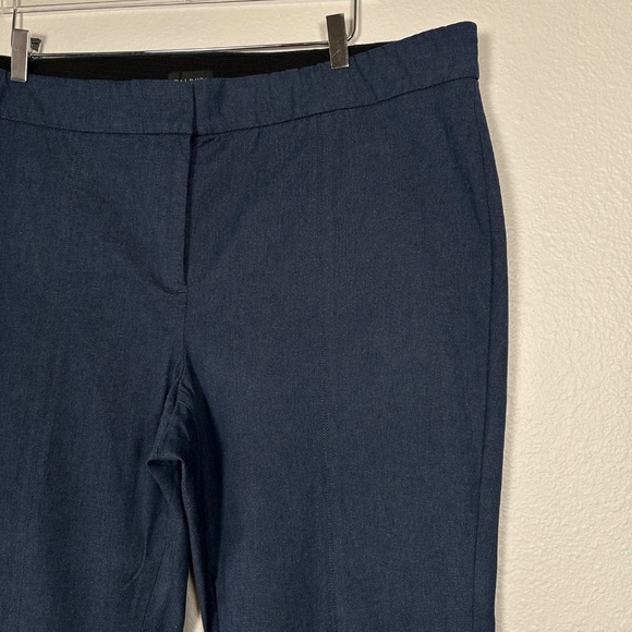 Talbots plus size 20W Portland Trouser blue dark was cotton stretch career wear - Picture 2 of 7
